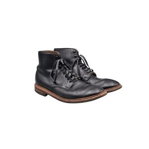 Allen Edmonds Men's Size 10 D US Higgins Mill Black Leather Lace Up Boots READ